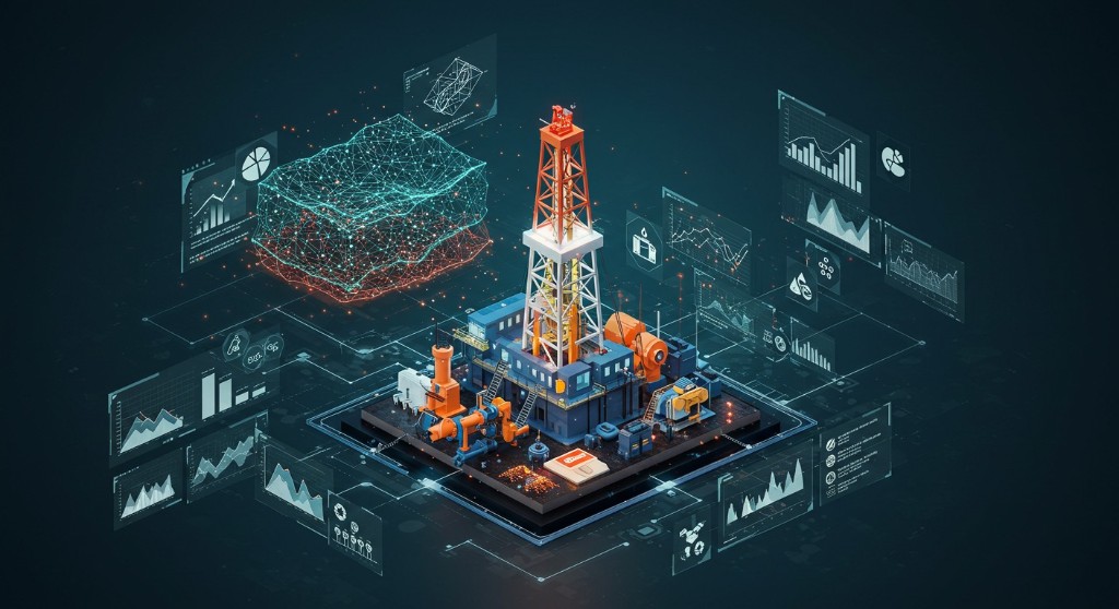 Digital twin drilling rig with reservoir characterization analytics